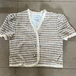 Reformation Bess linen top